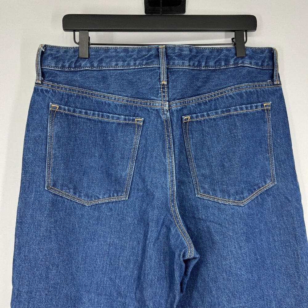 Old navy Jeans Extra High Waisted Rise Wide Leg Blue Denim - Picture 8 of 9